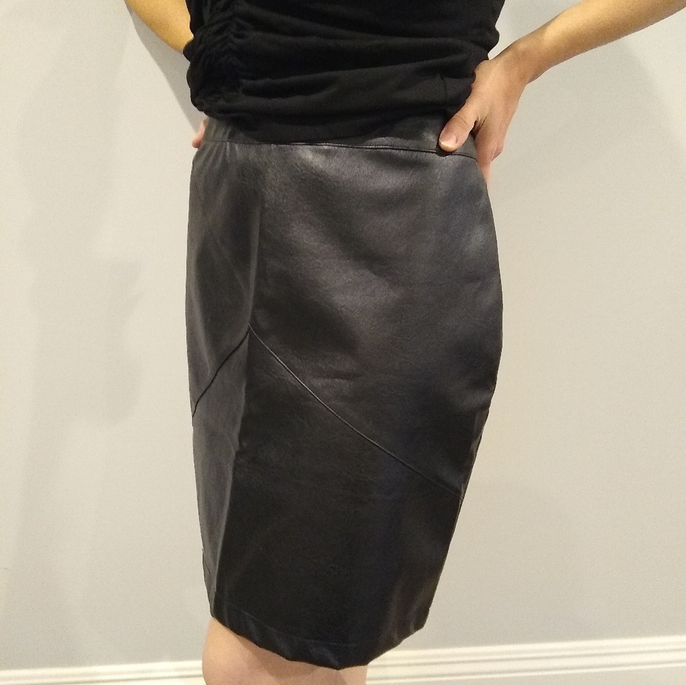 Pleather Skirt